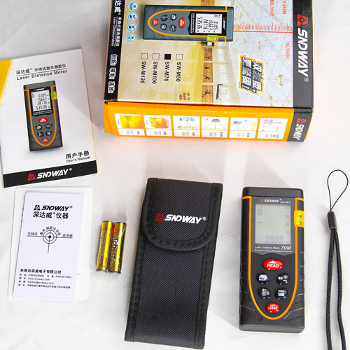 Máy đo khoảng cách laser SNDWAY SW-M70 Đo xa 70m